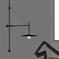 Modern wall lamp 3d model