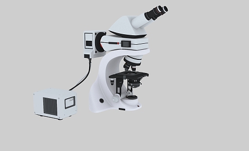 Microscope 3d model