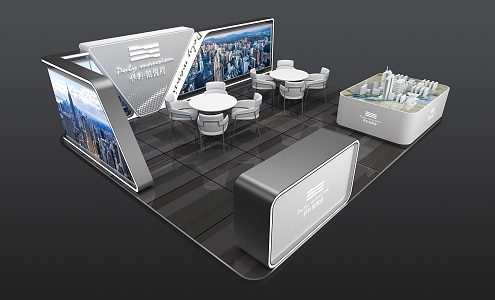 Modern Exhibition 3d model