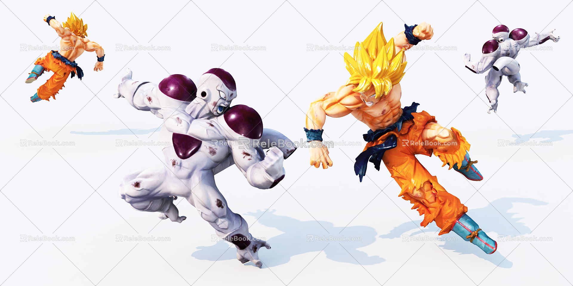 Modern game character Dragon Ball character 3d model