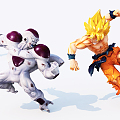 Modern game character Dragon Ball character 3d model