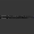 Modern Tactical Rifle with Camouflage Pattern Tactical Scope Suppressor and Grip