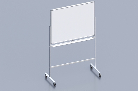 Whiteboard Blackboard Noteboard Office Supplies Data Drawings 3d model