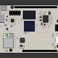 Advanced Electronic Circuit Board With Integrated Chips Interface Ports And Components
