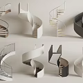 Modern Spiral Staircase Designs With Diverse Styles And Curved Structures For Interior Spaces
