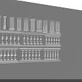 Various Architectural White Balustrade Designs Featuring Classic Columns And Ornate Details