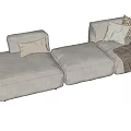 Modern Multiplayer Sofa 3d model