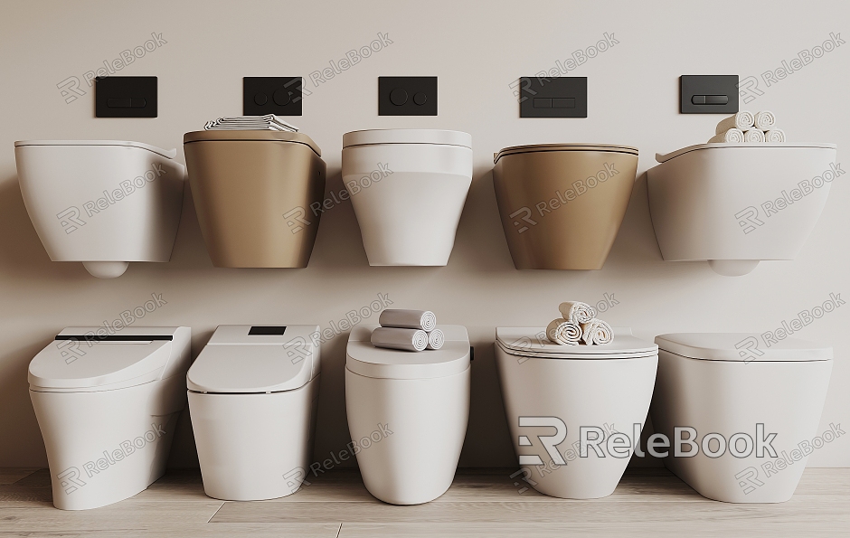 Modern toilet model