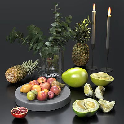 Modern Food 3d model Modern Food 3d model