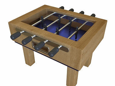 table football player football table 3d model