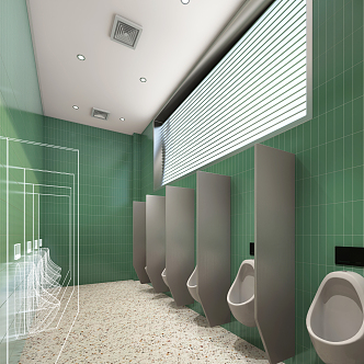 Modern toilet 3d model