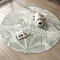 Round carpet 3d model