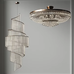 Crystal Chandelier Light Luxury Crystal Lamp Villa Crystal Lamp Hall Chandelier Guest Restaurant Chandelier Hotel Chandelier Bedroom Room Chandelier 3d model