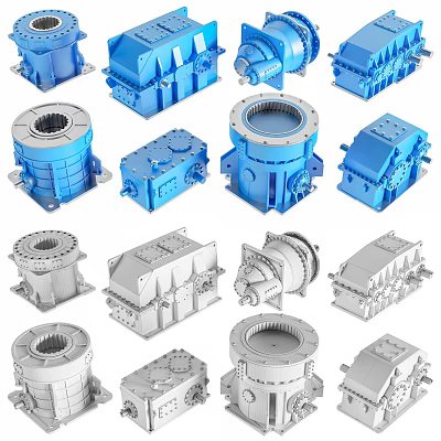 Modern Industrial Equipment Mechanical Equipment Parts Mechanical Parts Equipment Combination Parts Combination Hardware Machinery 3d model