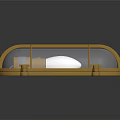 Classic Elegant Gold Frame Wall Sconce With Transparent Glass Lampshade Design