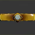 Ornate Sword Design With Golden Decorations Red Gemstones And Crown Top