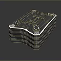 Hardware Tools Stackable Metal Trays with Durable Black Construction for Workshop Storage