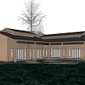 Rural Self Built House With Modern Wooden Exterior And Waterfront Natural Landscape