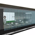 Modern Metal Pergola Structure With Green Grass And Relaxation Sofa Area