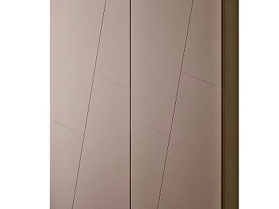 Light Brown Decorative Panel With Geometric Lines For Modern Wall Design And Texture 3d model