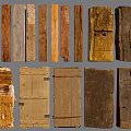 Natural Stone Wood Materials With Various Textures And Types For Decorative Use 3d model