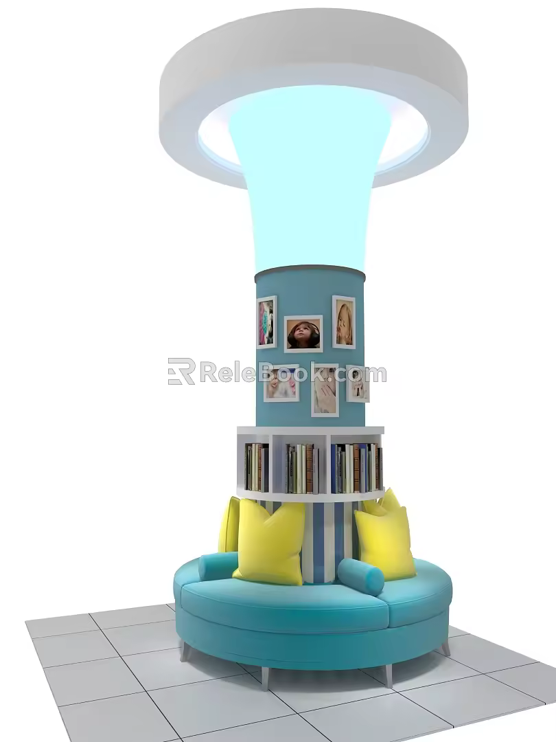 Modern Column Package Column 3d model