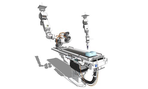 Modern Medical Devices Medical Equipment 3d model