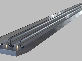 Modern Escalator Modern Equipment Elevator Escalator Public Facilities Shopping Mall Elevator 3d model