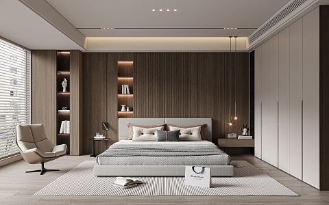 Modern Bedroom 3d model