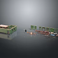 Green Building Model With Decomposed Components And Detailed Structural Parts