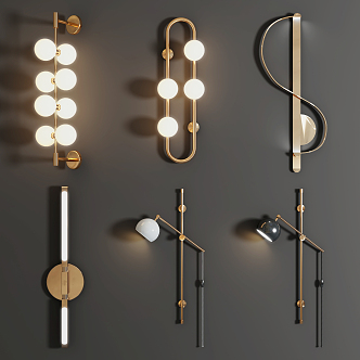 Modern wall lamp 3d model