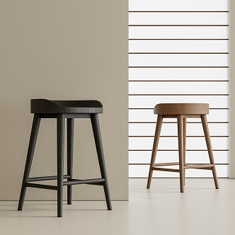 Modern Bar Stool 3d model