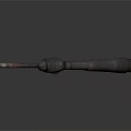 Medieval Axe Weapon With Rusted Metal Blade And Wooden Handle