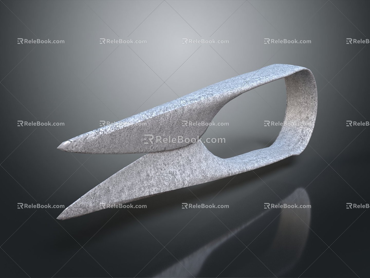 Modern scissors scissors medical scissors 3d model