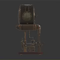 Retro floor clock mechanical clock big clock big clock 3d model
