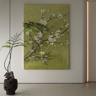 Quiet decorative painting 3d model