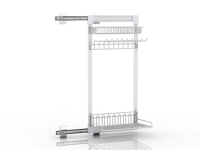 Modern Interior Storage Rack 3d model