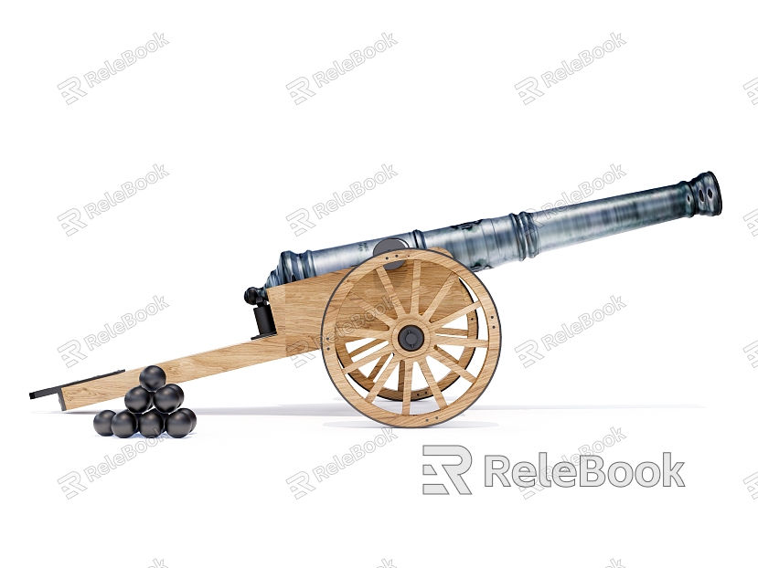 Retro Cannon Artillery model