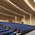 Modern Conference Hall Multi-function Hall Report Hall 3d model
