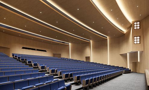 Modern Conference Hall Multi-function Hall Report Hall 3d model