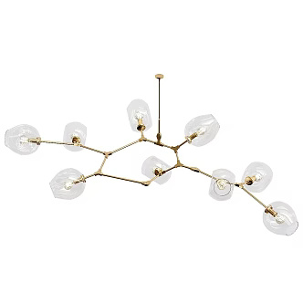 Modern Chandelier Lindsey Adelman Bubble 2 3d model