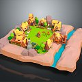 Village Village CG Village CG Village 3d model