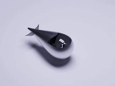 Modern aircraft water drop aircraft 3d model Modern aircraft water drop aircraft 3d model