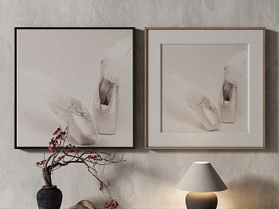 Modern Light Luxury Decorative Painting 3d model