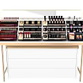 Modern Shopping Mall Shop Counter Cosmetic Display Rack Display Table Beauty Makeup Lipstick Display Stand Display Rack 3d model