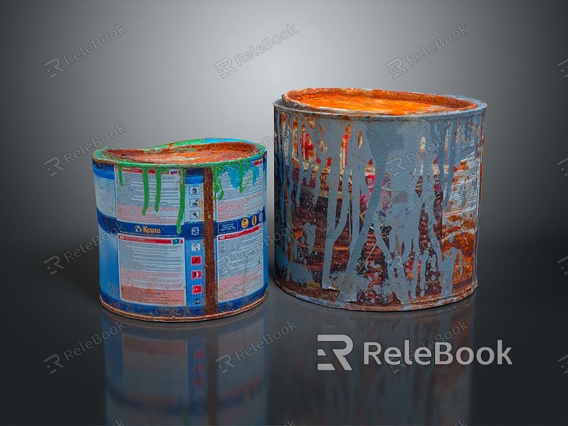 Paint Bucket Paint Paint Bucket Paint Game Items model