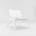 Modern Wooden Leisure Chair With Natural Lines And Stable Geometric Structure