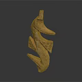 Handcrafted Ceramic Seahorse Sculpture With Textured Design Earthy Tone For Decorative