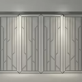 Modern sliding door 3d model