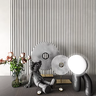 Modern Ornaments Combination Ornaments 3d model
